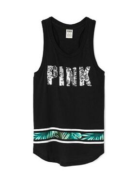 Y2K Victoria’s Secret PINK Bling Tank LARGE